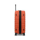 Swiss Mobility - Valsie d'enregistrement rigide 30po de la collection QUAD - Orange-Intérieur doublé avec panneau de séparation, poches pratiques et sangles de serrage pour garder le contenu organisé et en place