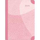 Socadis - W. Maxwell Agenda 2026 Memo - 7.25 po x 9.75 po - Pink  -Janvier à décembre 2026