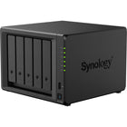 Synology - DS1525+ Serveur NAS DiskStation 5 baies - AMD Ryzen V1500B - 8 Go de RAM-Deux ports 2,5 GbE intégrés, plus de 1 181/1 180 Mo/s en lecture/écriture séquentielle et 10 GbE en option
