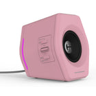 Hecate by Edifier - G2000 Enceintes stéréo de jeu multi-entrées Bluetooth avec lumières RGB - Rose-5