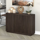 Hudson&Canal - Table de buffet Alston 48" L - Brun aulne-Construit en bois d'ingénierie de haute qualité dans une finition artisanale en aulne brun