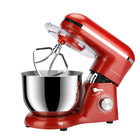 Frigidaire - Malaxeur sur socle rétro à 6 vitesses 6,2 L - Rouge-Rotation planétaire pour un mélange complet