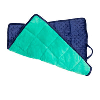 Bouncyband - Coussin sensoriel lesté confortable et portable de 5 lb-Soulage le stress : Les doubles textures apaisantes soulagent l'excès d'énergie, diminuent l'agitation et améliorent l'attention en classe et à la maison