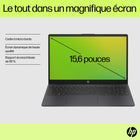 HP - Ordinateur portable 15,6 po - Processeur Intel N100, 128 Go SSD, 4 Go RAM, Windows 11 Famille en mode S avec 1 an d'abonnement à Microsoft 365-Technologie HP Fast Charge : Passez de 0 à 50 % de charge en seulement 45 minutes