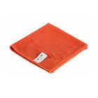 Globe Commercial - Chiffon microfibre 3130O - 40,6 x 40,6 cm - Orange - Paquet de 10-Réduisez l’utilisation de produits chimiques et ramassez plus de bactérie