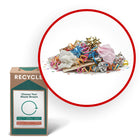 TerraCycle - Papier d'emballage et déchets cadeaux - Zero Waste Box - 10 x 10 x 18 - Petite-Veuillez nous envoyer tout type de papier d'emballage, de ruban, de nœuds, de papier de soie ou de fournitures de fête telles que des guirlandes et des confettis.