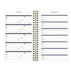 Blueline - Agenda Scolaire Hebdomadaire/Mensuel 13 Mois De Juillet À Juillet - 8 po H x 5 po l - Motif Nautique - Anglais-Jours fériés