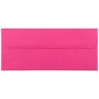 JAM Paper Enveloppes à fermeture gommée Brite Hue, format livret, 4 1/8 x 9 1/2 po, rose fuchsia éclatant, paq./100-Rose fuchsia éclatant