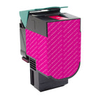 CIG - Cartouche de toner Lexmark C540H2MG/C540H1MG remise à neuf - Rendement élevé - Magenta-Magenta