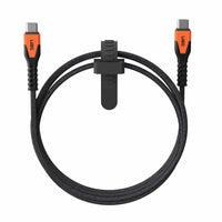 UAG - Câble Charge/Sync Robuste Kevlar USB-C USB-C 5p, Noir/Orange-Certifié IMF