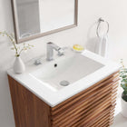 Modway - Cayman 24" Lavabo de salle de bain in Blanc-Construction en céramique