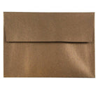  JAM Paper Enveloppes d'invitation métalliques A6 - 4,75 x 6,5 po - Stardream Bronze - paquet de 25-Couleur : Bronze rêve stellaire