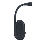 Evry - mini lampe de lecture rechargeable avec clip intégré et col flexible - Noir-Le col flexible vous permet d'ajuster l'angle et la direction