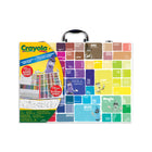 Crayola - Mallette d'artiste édition limitée avec couleurs retirées-Ajoutez de la texture à vos œuvres grâce aux plaques à frotter intégrées et au matériel de coloriage!