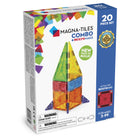 Magna-Tiles - Ensemble de construction magnétique combiné de 20 pièces-Ce Qui Est Inclus: 4 triangles droits mircoMAGS, 8 carrés mircoMAGS, 4 triangles isocèles, 4 carrés  