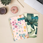 Blueline - 2024-2025 agenda académique hebdomadaire/mensuel - 8 po x 5 po - Collection Foliage assortie - Bilingue-Autocollants colorés pour repères visuels