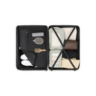 Bugatti - Bondstreet Airborne Collection - Ensemble de 2 valises rigides - Bleu tempête-Poignée télescopique avec hauteurs de verrouillage à plusieurs niveaux