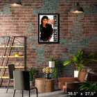 Jackson M BAD Tribute - Impression encadree - 38" x 27"-Sous licence officielle music memorabilia