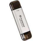 Transcend - SSD portable USB-C/A ESD310 - 1 To - Argent métallisé-Une grande capacité à portée de main