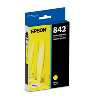 Epson - Cartouche d'encre DURABrite Ultra T842 - capacité standard - Jaune-Le système d’impression Epson est particulièrement conçu pour être utilisé avec les encres d’origine Epson. L’utilisation d’encres non authentiques peut entraîner des dommages qui ne sont pas couverts par la garantie limitée de l’imprimante