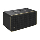 JBL - Authentics 500 - Enceinte Connectée Haute-Fidélité au Design Rétro avec Wi-Fi, Bluetooth et Assistants Vocaux-Profitez de 270 watts de canaux de son 3.1, avec Dolby Atmos® virtuel, pour une expérience musicale réaliste qui donne l’impression d’être en concert, comme si vous étiez au premier rang. Trois haut-parleurs haute fréquence de 2,5 mm et trois haut-parleurs de graves médiums de 69,85 mm offrent une telle clarté que chaque détail de votre chanson préférée semble inédit, tandis qu’un caisson de b