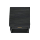 Manhattan Comfort - Table de nuit moderne Evelyn 20" à 1 tiroir - Gris charbon-20 po L x 20 po l x 24 po H