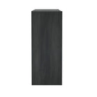 Manhattan Comfort - Console moderne Linda à 3 tiroirs - gris charbon-Parfait pour le rangement, les lampes ou les objets de décoration