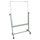 Luxor – Tableau blanc mobile 36 po x 48 po (MB3648WW)-Le tableau blanc mobile magnétique et réversible est conçu pour la salle de classe et doté de quatre roulettes pour une mobilité améliorée.