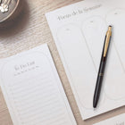 Zebra - Stylos à encre gel rétractables Sarasa Grand avec 2 recharges - pointe de 0,5 mm - Corps noir sépia - Encre noire-2 recharges JF incluses