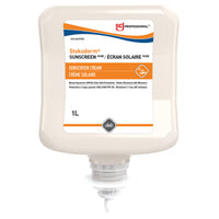SC Johnson Professional - Écran solaire Stokoderm Sunscreen PURE - FPS 30 - 1 L - Paquet de 6-Le facteur de protection solaire de 30 fournit une protection équivalant à 30 fois la protection normale de la peau contre les rayons UVB du soleil