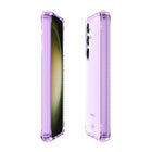 ITSKINS - Coque Transparente Spectrum_R pour Samsung Galaxy S24 - Violet Clair-Étui Robuste Flexible