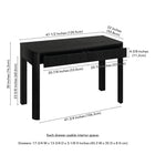 Hudson&Canal - Bureau Mendoza 48'' - Grain noir-8