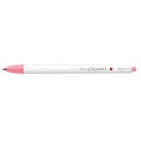 Zebra - ClickArt Retractable Marker Pen - Rose-Parfait pour la journalisation, le codage couleur, le dessin et l’écriture quotidienne