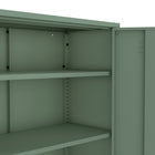 Manhattan Comfort - Buffet d’appoint moderne Naomi 31,5 po - Vert-Pieds en métal avec patins de protection réglables pour une stabilité sur mesure