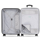 Travelpro - Odyssey 24 poValise Rigide À Enregistrer de Taille Moyenne à Roulettes -  Vert Pâl-Un panneau de séparation à fermeture éclair et une poche intégrée pour accessoires permettent de ranger et de sécuriser le contenu