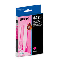 Epson - Cartouche d'encre DURABrite Ultra T842 - grande capacité - Magenta-Le système d’impression Epson est particulièrement conçu pour être utilisé avec les encres d’origine Epson. L’utilisation d’encres non authentiques peut entraîner des dommages qui ne sont pas couverts par la garantie limitée de l’imprimante