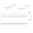 Teacher Created Resources - Tableaux effaçables à sec double face - Paquet de 10-10 tableaux blancs recto-verso par paquet avec surface non fantôme, écrite / essuyée.