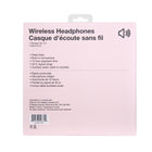 Basic Tech - Écouteurs sans fil supra-auriculaires, Rose-Inclus câble auxiliaire audio