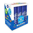 Kwik Stix - TPG6003012 Bâtons de peinture à la tempera solide - paquet de couleur unique - bleu - 12 par boîte - 12 boîtes.-Idéal pour les projets nécessitant le remplacement de certaines couleurs plus rapidement que d'autres.