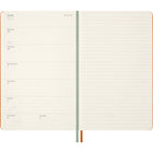 Moleskine - 2026 Peanuts Snoopy édition limitée 12 mois couverture rigide agenda semainier - 5 po x 8.25 po - orange cadmium-Couverture Rigide Avec L'Année Imprimée Sur Le Devant