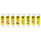 UHU - Bâtons de colle Bob l’éponge - 8,2 g - paquet de 5 - Assortie-Colle rapidement, fortement et durablement