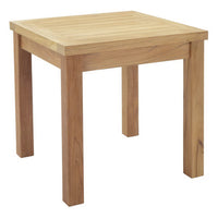 Modway - Marina Terrasse extérieure Teck Table d’appoint - Naturel-Construction en teck massif