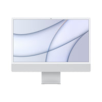 Apple - iMac 24" 4,5k Retina - GPU M1 8 cœurs - SSD 512 Go - Mémoire unifiée 8 Go - Argent - Anglais-Puce M1 d'Apple avec processeur central 8 cœurs, processeur graphique 8 cœurs