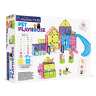 Magna-Tiles - Ensemble de construction magnétique Maison de jeu pour animaux de compagnie 50 pièces-10