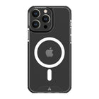 AXS - PROShield etui transparent compatible avec MagSafe teste contre les chutes pour Apple iPhone 13 Pro, Noir-Fabrique avec un revêtement anti-rayures et anti-jaunissement