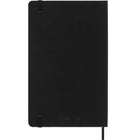 Moleskine - Agenda semainier  Classic18 mois 2025-2026 - couverture rigide - grand format (12 -7 x 21 cm) - noir - 208 pages-Ouverture à plat à 180°