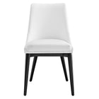 Modway - Viscount Tissu Fauteuil d’appoint de salle à manger Ensemble de 2 - Blanc-9