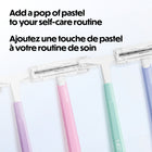 BIC – Rasoirs Twin Select féminin Silky Touch, couleurs variées, paquet de 10-Dimensions (po) : 8,25 haut. x 3,2 long