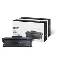 Brother TN830 Alternative Premium Tone 1.2K Paquet Double-rendement  :1200