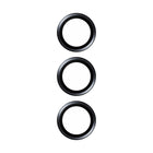PanzerGlass - Protecteur d'objectif d'appareil photo Hoops pour Samsung Galaxy S24 Plus - Noir-Applicateur pour garantir une installation facile ; adhésif silicone autour des cerceaux